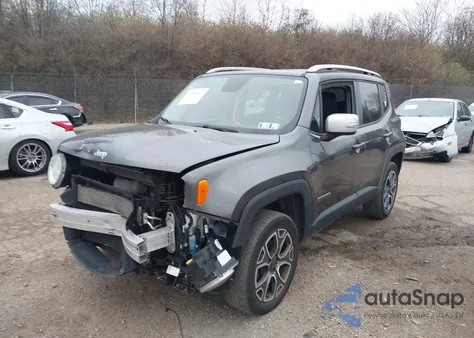2016 Jeep Renegade Limited from USA, damaged, VIN ZACCJBDT2GPC73049